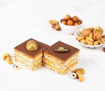 Ореховое по-королевски пирожные-дуэт