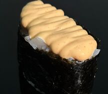 Суши спайс Гребешок