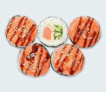 Запеченный Гранд с лососем