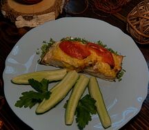 Семга с сыром
