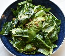 Салат с авокадо и цукини