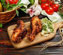 Шашлык из куриной голени