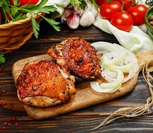 Шашлык из куриного бедра