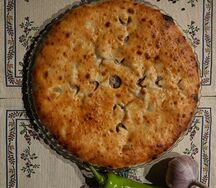 Осетинский пирог с картошкой и грибами
