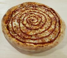 Пицца из дровяной печи Курица Барбекю