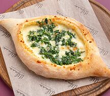 Лодочка со шпинатом и зеленью