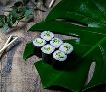 Роллы с огурцом 6 шт