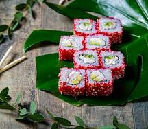 Калифорния с кремовым крабом