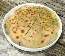 Картофельный пирог с сыром и шпинатом