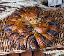 Пирог маковый кружевной