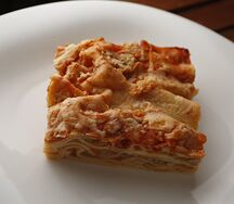 Мясная лазанья