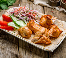 Шашлык из куриного бедра