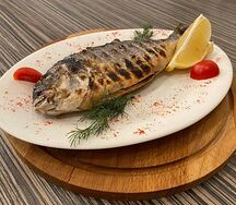 Дорада на мангале