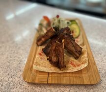 Шашлык из бараньих ребрышек на углях