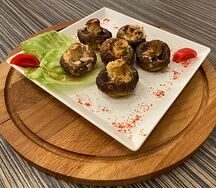 Шампиньоны на мангале