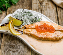 Стейк Семги на мангале