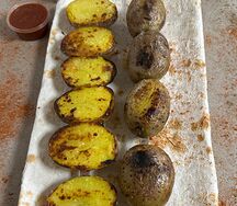 Картофель на мангале