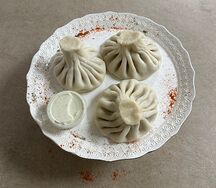 Хинкали из говядины и баранины