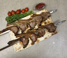 Шашлык из бараньей корейки