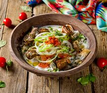 Курутоб с мясом