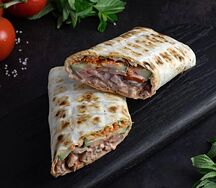 Шаурма из баранины на углях