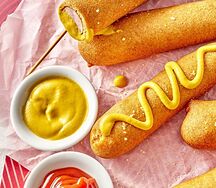 Корейский корн-дог с сосиской
