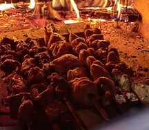 Шашлык из бараньей корейки