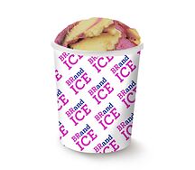 Банановое с клубникой
