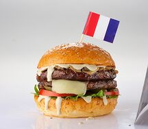 French Truffle Cheeseburger