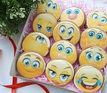 Набор имбирных пряников Смайлы