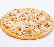 С креветками и грибами