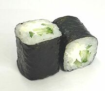 Ролл огурец с сыром