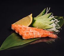 Сашими с креветкой