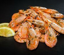 Креветки по-баварски