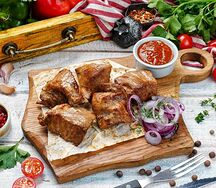 Шашлык из cвинoй мякоть