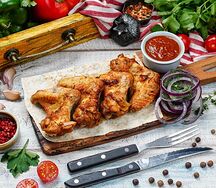 Шашлык из куриных крыльев