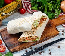Сирийская шаурма с курицей