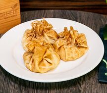 Блины с куриным жюльеном