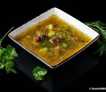 Суп-хашлама с бульоном