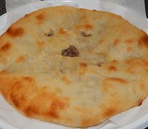 Осетинский пирог со шпинатом и сыром