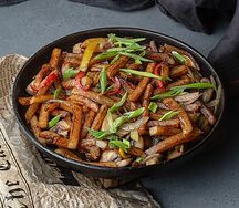 Картофель с грибами