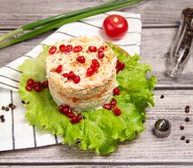Салат Мимоза с курицей