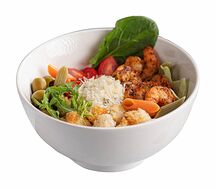Паста салат с креветками New