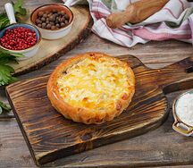 Жюльен с курицей и грибами