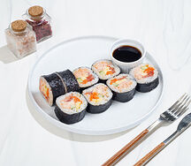 Кимпаб с лососем