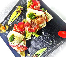 Тост с лососем