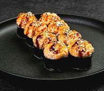 Запеченный ролл с беконом