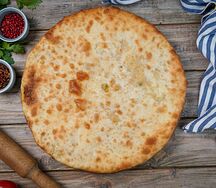 Пирог с курицей и грибами