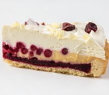 Брусничный с белым шоколадом