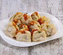 Манты с говядиной рубленой